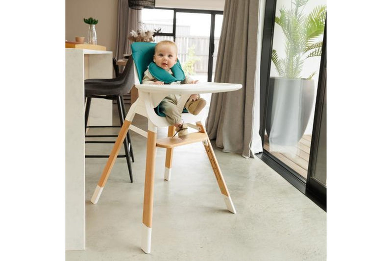 Moose Baby: Ted High Chair - Teal