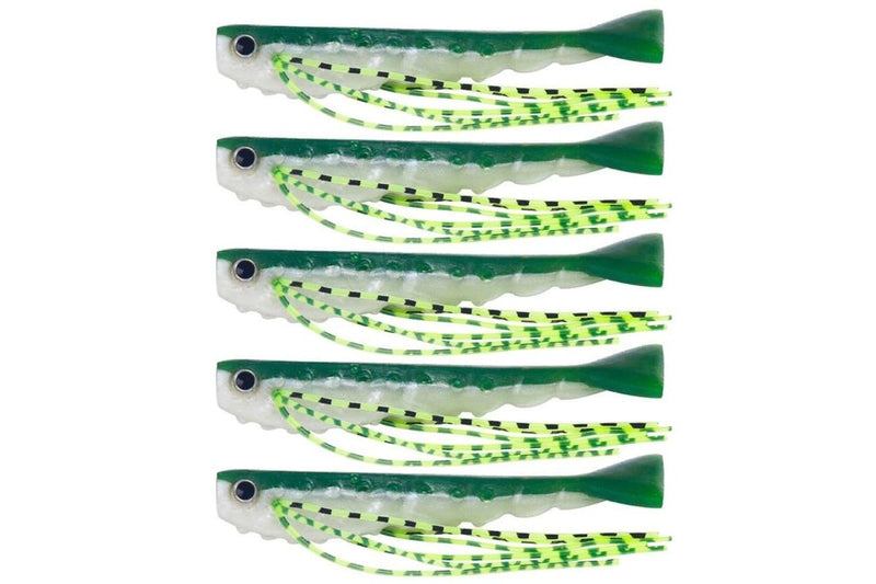 5 Piece 6.6cm Hengjia So175 Split Fork Soft Bait Salmon Lures