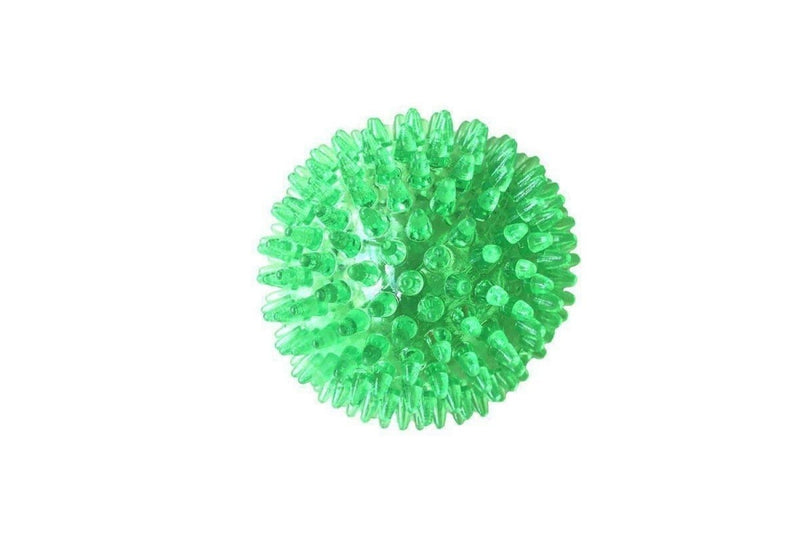 Durable Elastic Teeth Cleaning Squeak Chew Dog Ball Toy For Small Medium And Large Dog