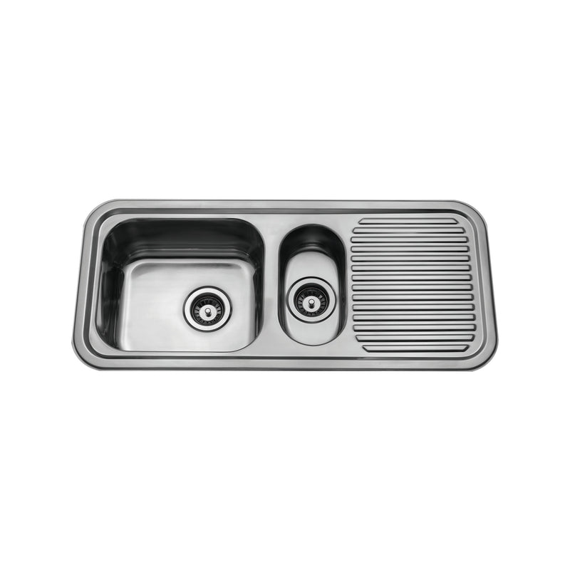 SINX 950 x 435mm Project Sink Bowl With Slim Drainer