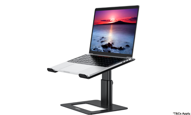 BESIGN Aluminum Ergonomic Adjustable Laptop Stand - Black