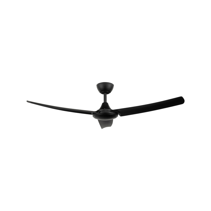 Brilliant 132cm Black Matt Duque 3 Blade DC Ceiling Fan With Remote