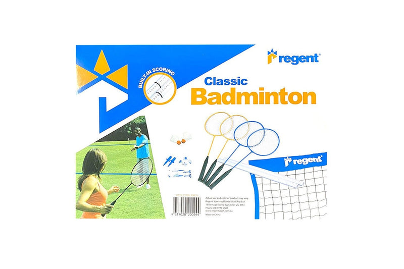 Regent Halex Classic Badminton Racket Shuttlecocks Set Kids Sports Fun Play Game