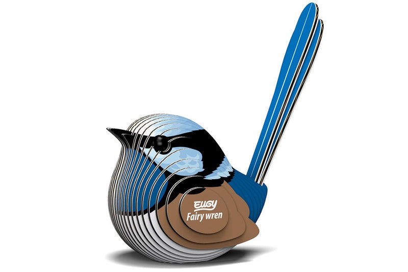 Eugy: Fairy Wren - 3D Cardboard Model