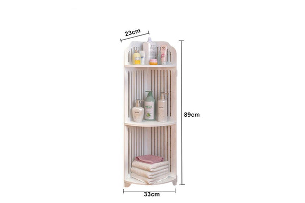 Mini 3 Tier Narrow Side Table (89 x 33 x 23cm)