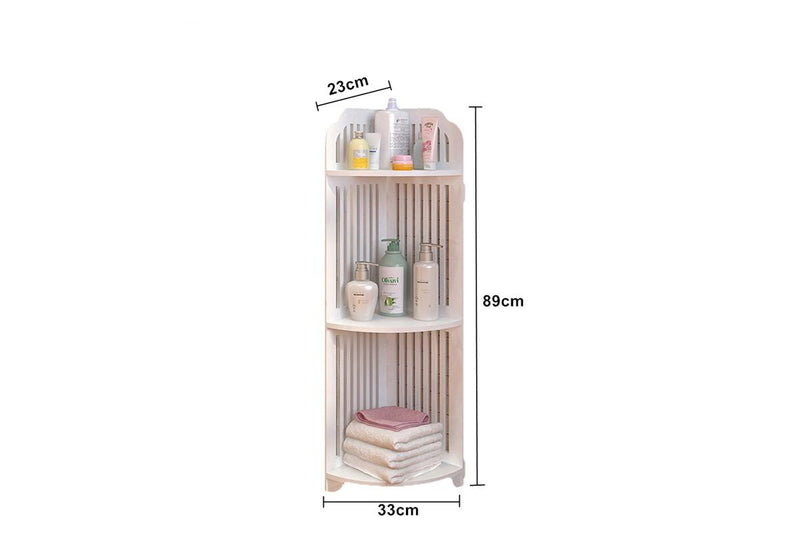 Mini 3 Tier Narrow Side Table (89 x 33 x 23cm)