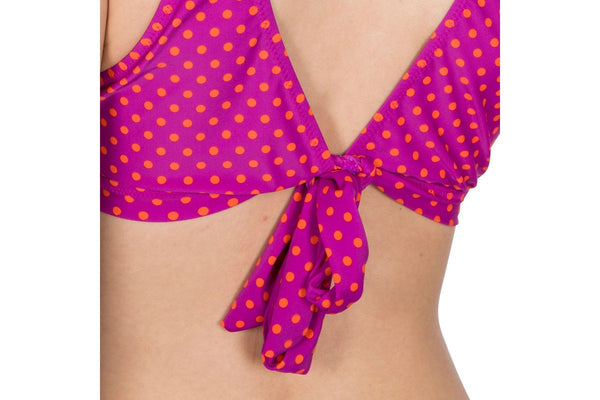 Trespass Womens/Ladies Natalia Bikini Top (Purple Orchid Spot) (M)