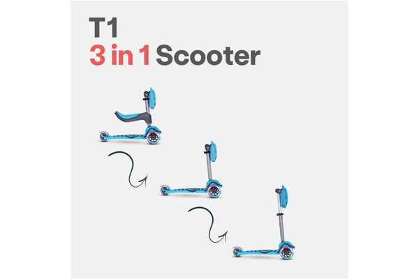 SmarTrike: T1 3-in-1 Scooter - Blue