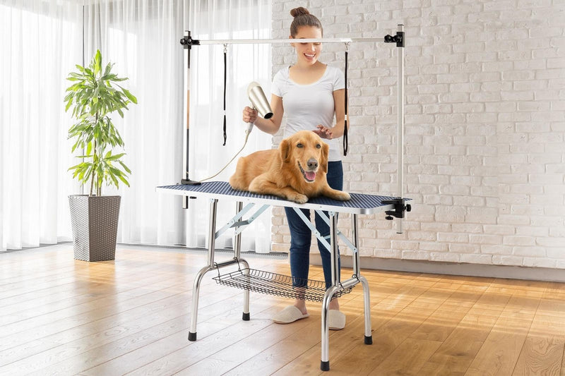 Zoomies Adjustable Pet Grooming Table