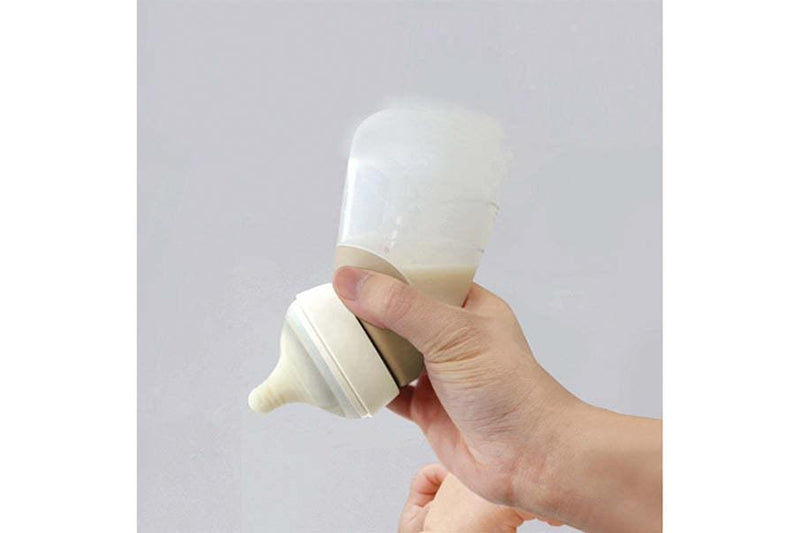 Marcus & Marcus: Silicone Angled Feeding Bottle - Mint (240ml)