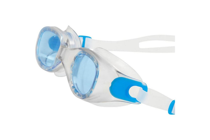 Speedo Unisex Adult Futura Classic Swimming Goggles (Clear/Blue) (One Size)