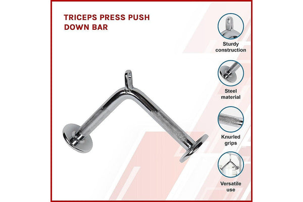 Triceps Press Push Down Bar -