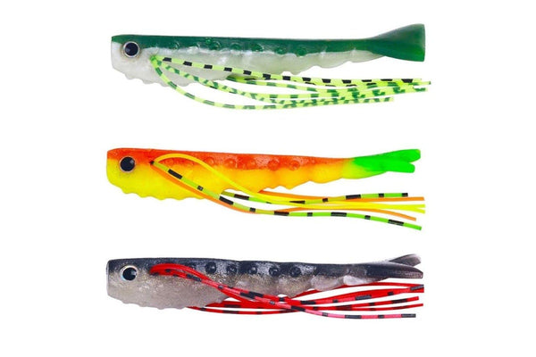 5 Piece 6.6cm Hengjia So175 Split Fork Soft Bait Salmon Lures