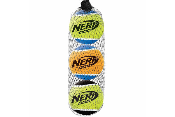 Nerf Dog Squeak Tennis Ball 3pk