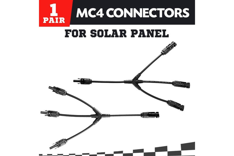 MC4 3 into 1 Connector Cable Pair, PV Solar Panel Connectors