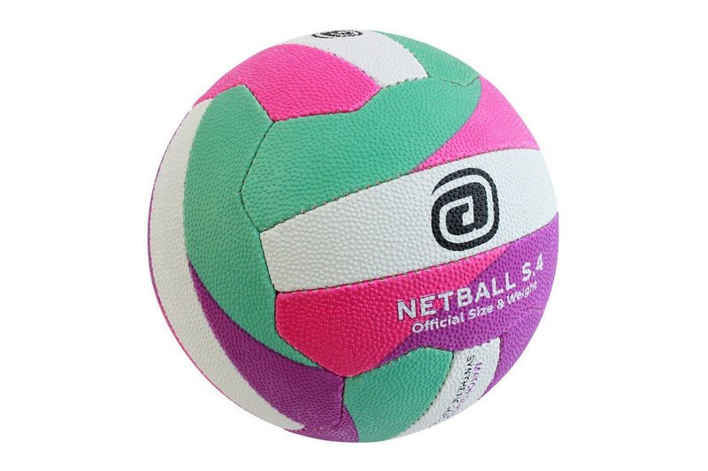 Avaro Club / Match Netball - Yellow / Pink / Green - Size 4