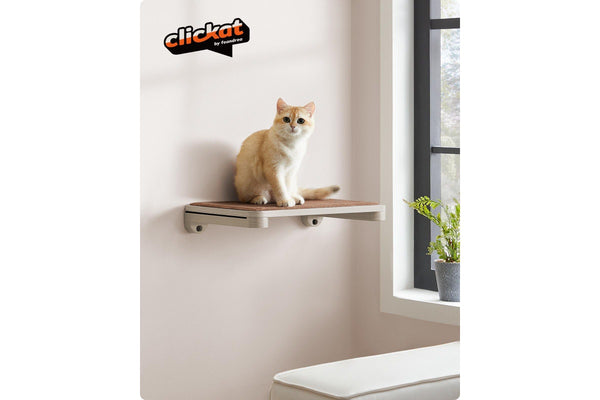 Feandrea Clickat Wall Mounted Cat Shelf