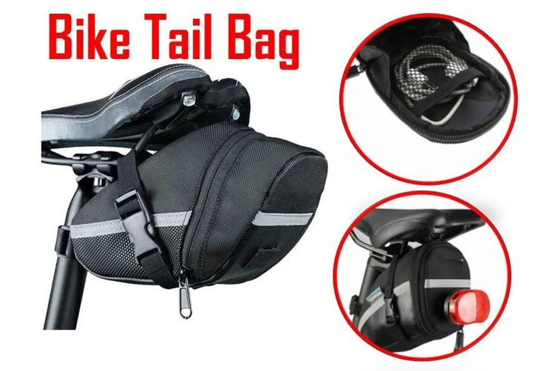 Tail Saddle Bag Cycling Seat Storage Bicycle Rear Pouch Waterproof Bike