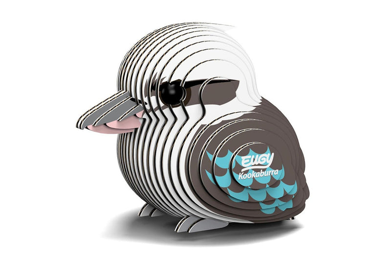 Eugy: Kookaburra - 3D Cardboard Model