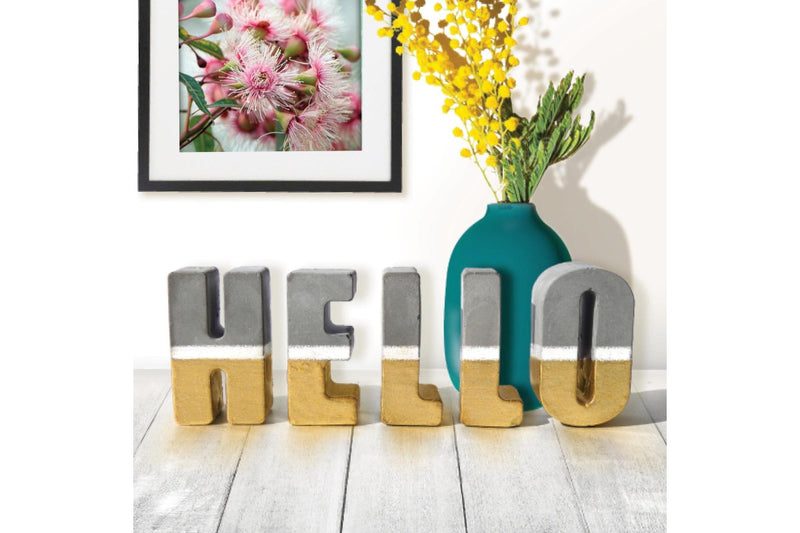 Project Home: Make & Create Your Own - Concrete Letters