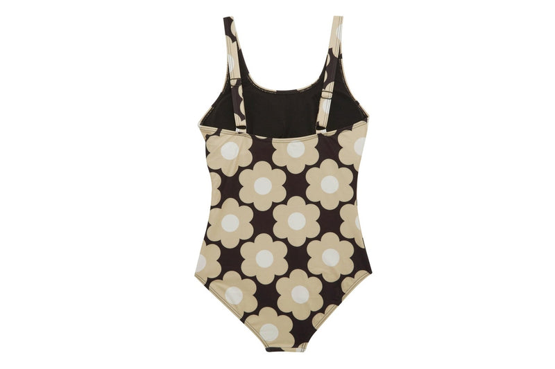 Regatta Womens/Ladies Orla Kiely Sixties Daisy One Piece Swimsuit (Black) (8 UK)