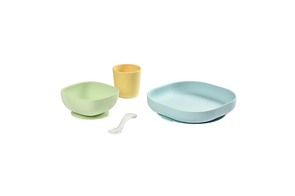 Beaba: Silicone Meal Set - Yellow