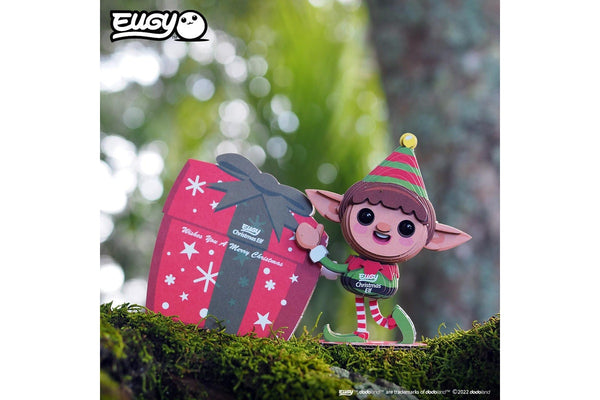 Eugy: Christmas Elf - 3D Cardboard Model