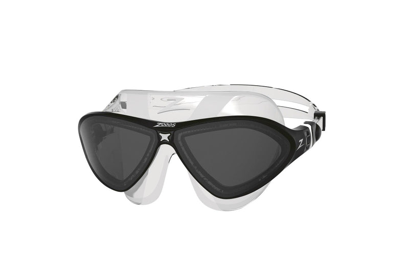 Zoggs Unisex Adult Mask SNR Horizon Flex Swimming Goggles (Black/Clear) (One Size)