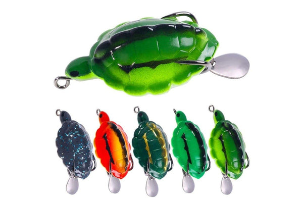 5 Piece Hengjia Fo016 Lua Thunder Brogue Turtle Sequin Fishing Lures 5.7cm 11.7g