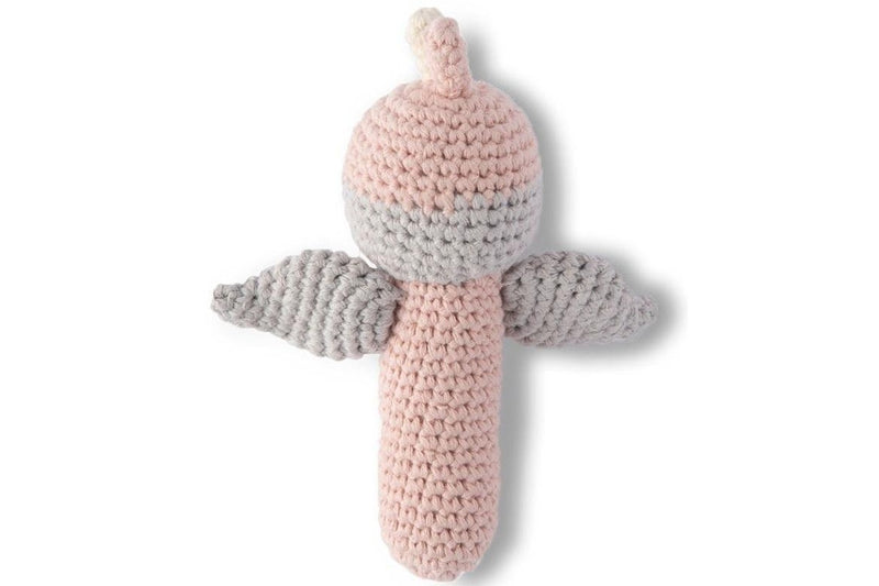 Weegoamigo Crochet Rattle - Gaby Galah