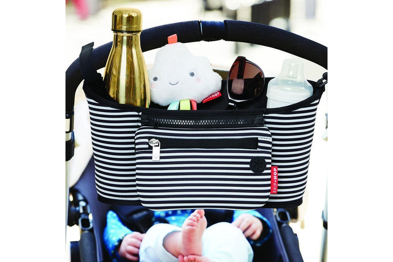 Skip Hop: Stroller Organiser - Black & White Stripe