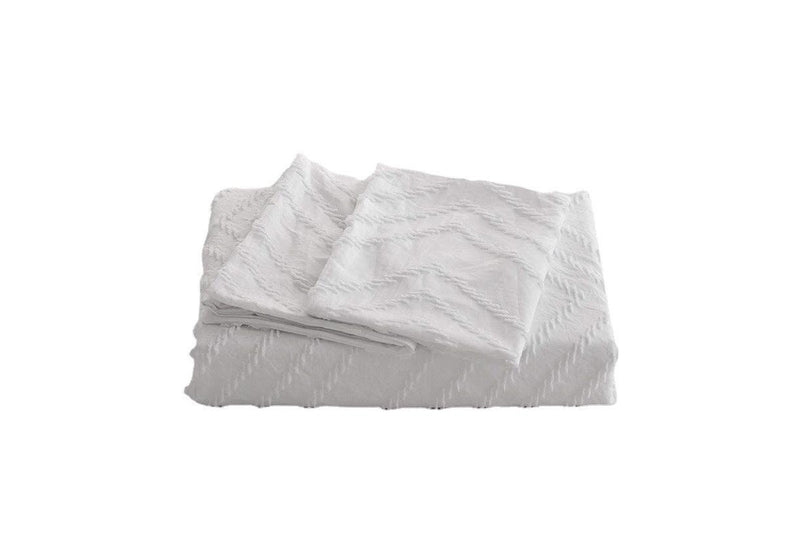Elisa Gentle Breeze Washed Cotton Duvet Cover Set - NZ Stock