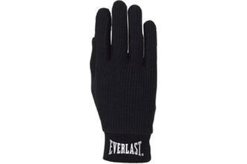 Everlast Black Cotton Gloves Liners Training Boxing Gym