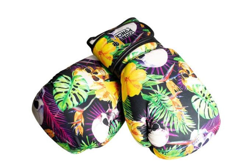 Counterpunch Skull Patterned Boxing Gloves - 16oz