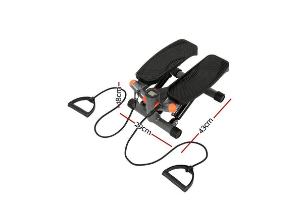 Everfit Mini Stepper with Resistance Rope Aerobic Step Trainer Home Gym 150KG