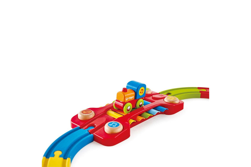 Hape Sensory Railway Colourful Playset W Music Kids Toddler Activity Toy 18m+