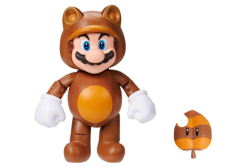 Super Mario: 4" Figure - Tanooki Mario