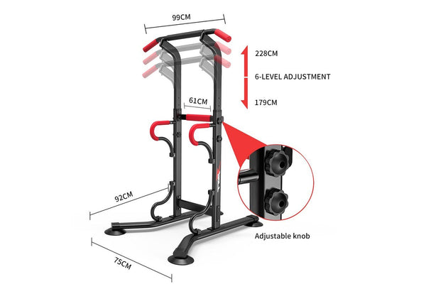 Ape Style Pull Up Power Tower Home Gym