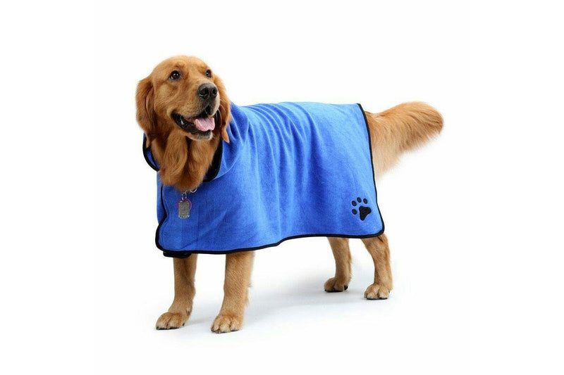 Quick Dry Microfiber Pet Towel - XL (Blue)