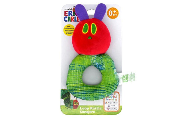 The Very Hungry Caterpillar: Fabric Loop Rattle