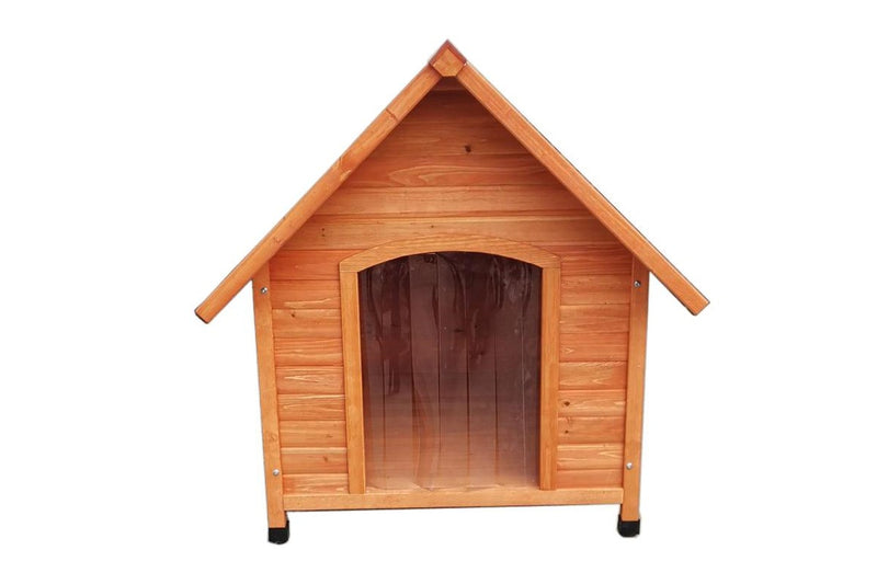 Solid Wood Outdoor Dog House With Asphalt Roof - Extra Large