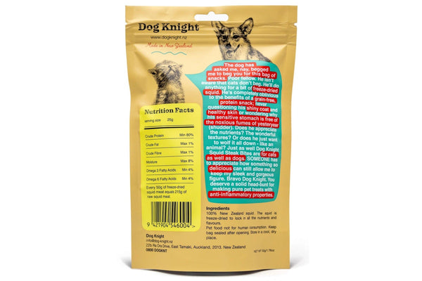 Dog Knight: Freeze Dried Squid Bites (50g)