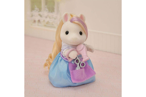 Sylvanian Families Kids Toddler Toy Pony Doll Hair Stylist Set w Accessories 3y+