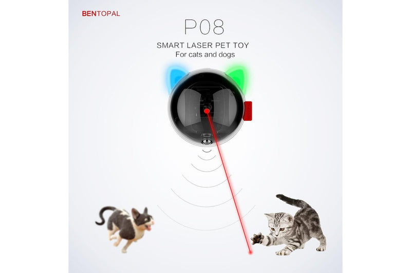 Bentopal Smart LED Light Pointer Rechargeable Electric Pets Cat Dog Toy