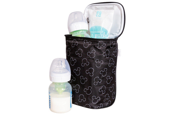 JL Childress: Disney Mickey Mouse TwoCOOL Double Bottle Cooler - Black