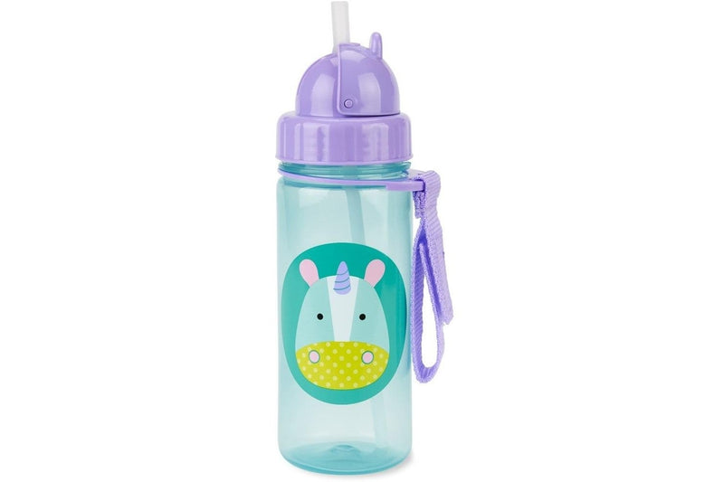 Skip Hop: Zoo PP Straw Bottle - Unicorn (390ml)