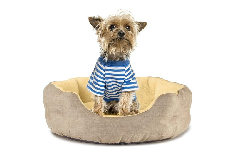 PETSWOL Cozy Pet Bed - Beige