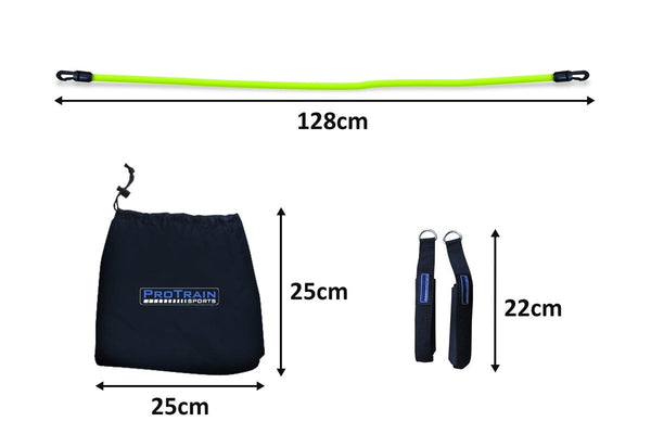 PROTRAIN Resistance Bands Set 8 Pcs