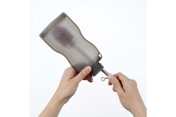 Haakaa: Silicone Cleaning Brush Kit - Suva Grey