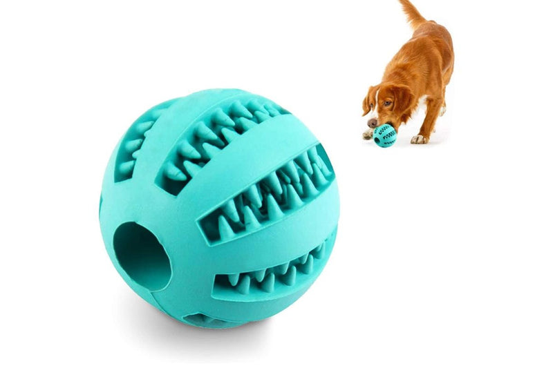 Pet Treat Dispenser Ball - Blue (7cm)